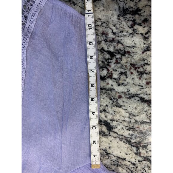 Just‎ Found Boho Dress Size 2XL Lavender Halh Sleeve Knee Length Lace Detail - Picture 8 of 8